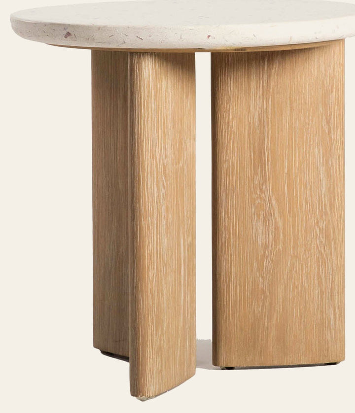 Infinity Side Table in Seashell - side table by LH Imports - Whats New Furniture Portland OR