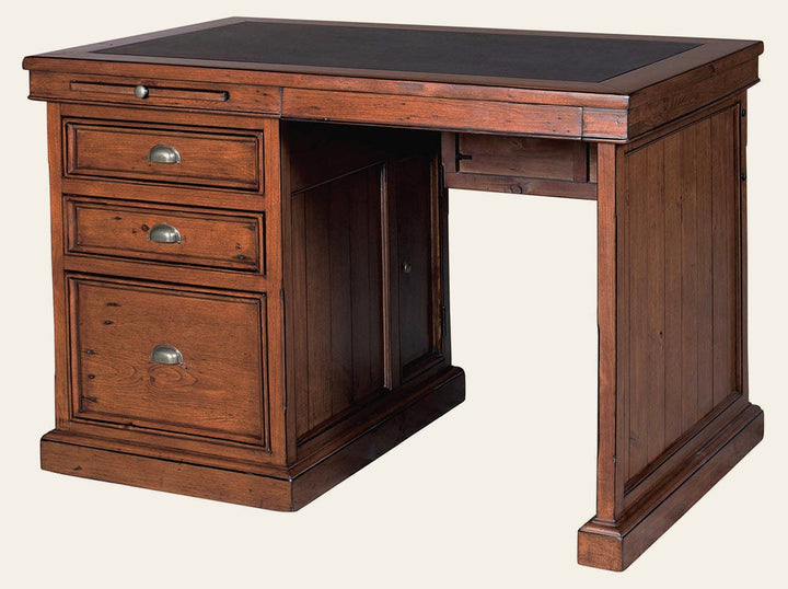 Lifestyle Single Desk in African Dusk - desk by LH Imports - Whats New Furniture Portland OR