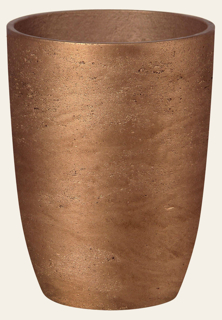 Mineral Small Tapered Vase in Metallic Bronze - home decor by LH Imports - Whats New Furniture Portland OR
