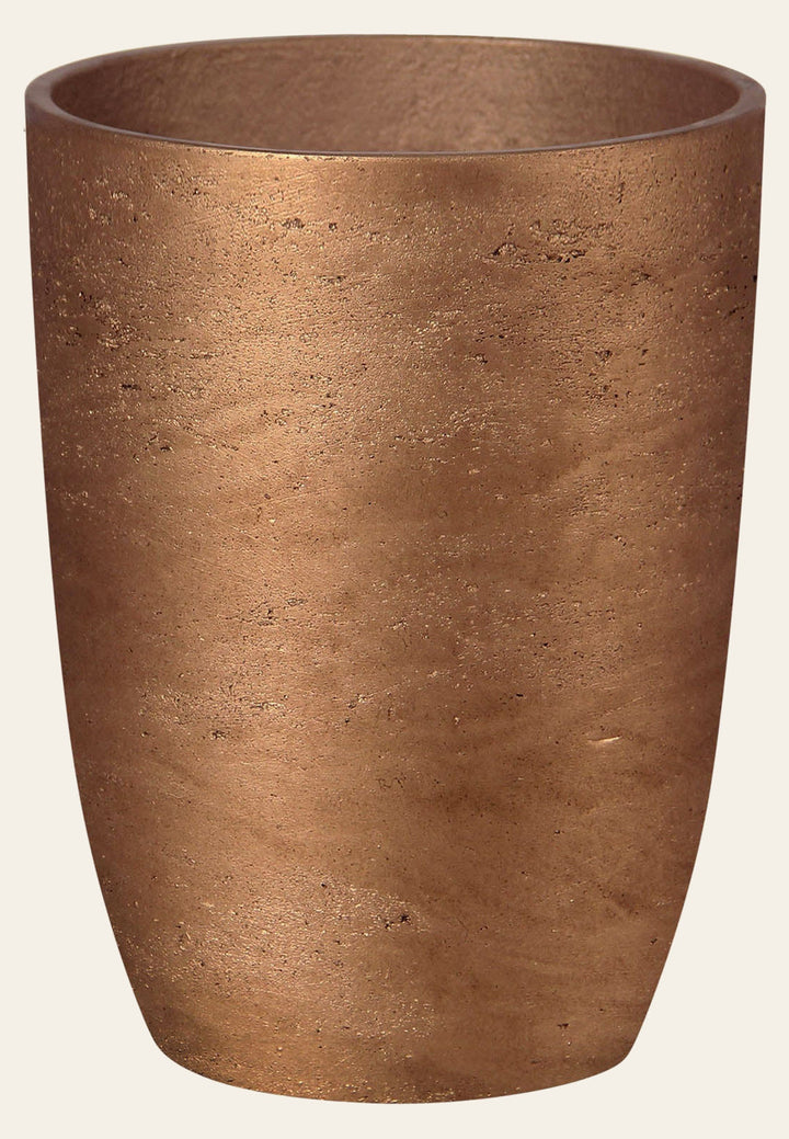 Mineral Medium Tapered Vase in Metallic Bronze - home decor by LH Imports - Whats New Furniture Portland OR