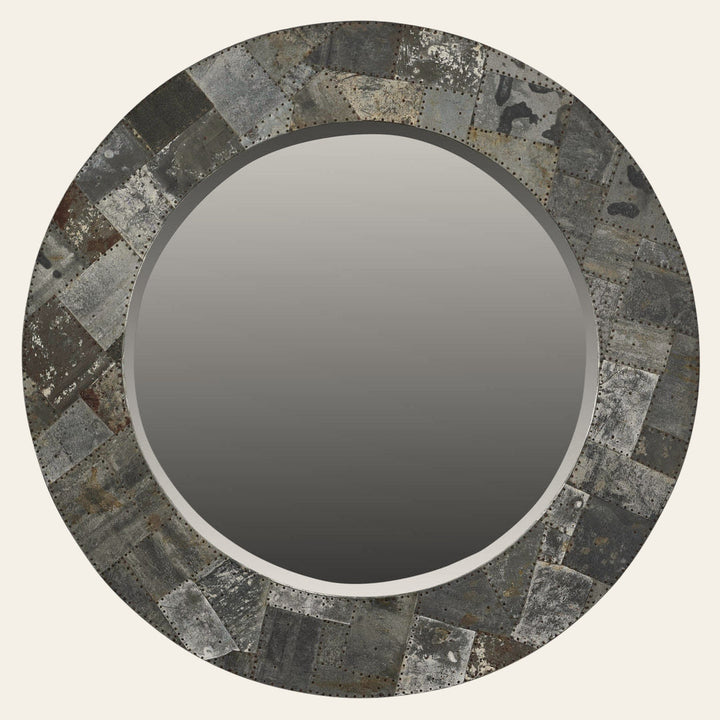 Arcadia Round Mirror - mirror by LH Imports - Whats New Furniture Portland OR