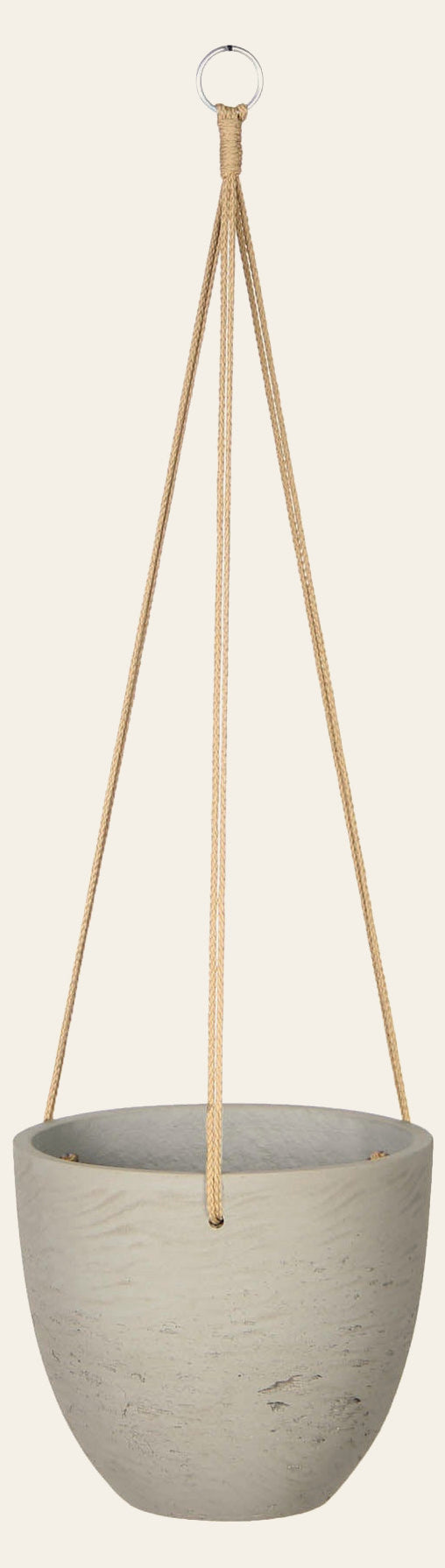 Classic Hanging Pot Small in Cement Grey - home decor by LH Imports - Whats New Furniture Portland OR