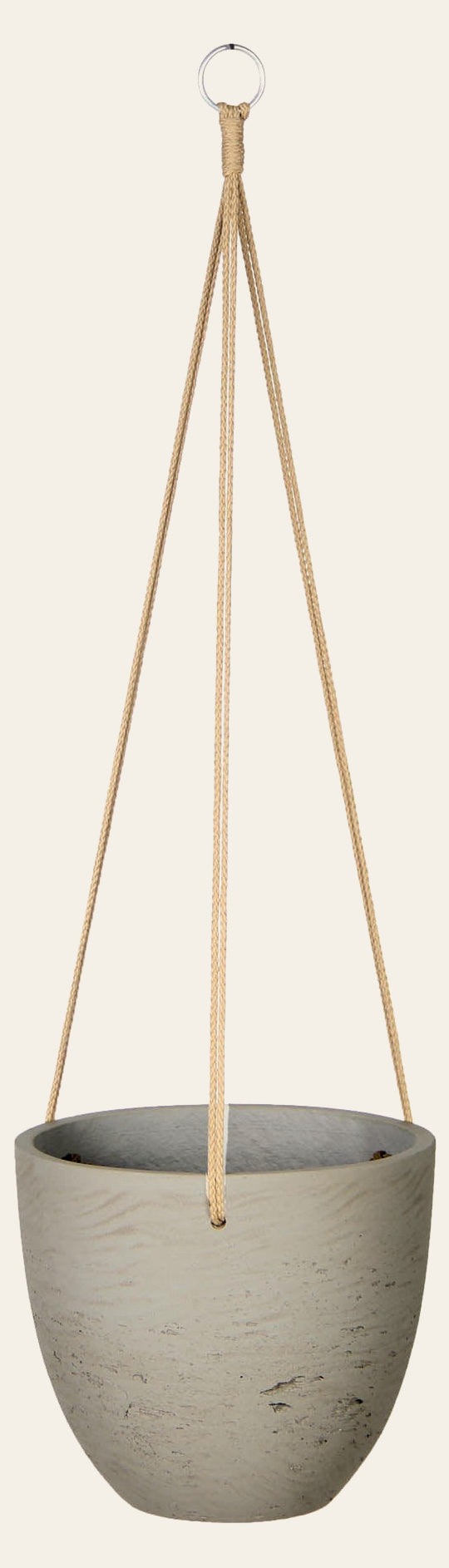 Classic Hanging Pot Medium in Cement Grey - home decor by LH Imports - Whats New Furniture Portland OR