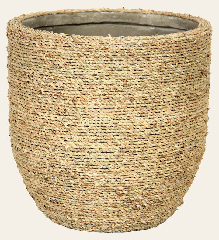 Nature Grass and Concrete Pot - home decor by LH Imports - Whats New Furniture Portland OR