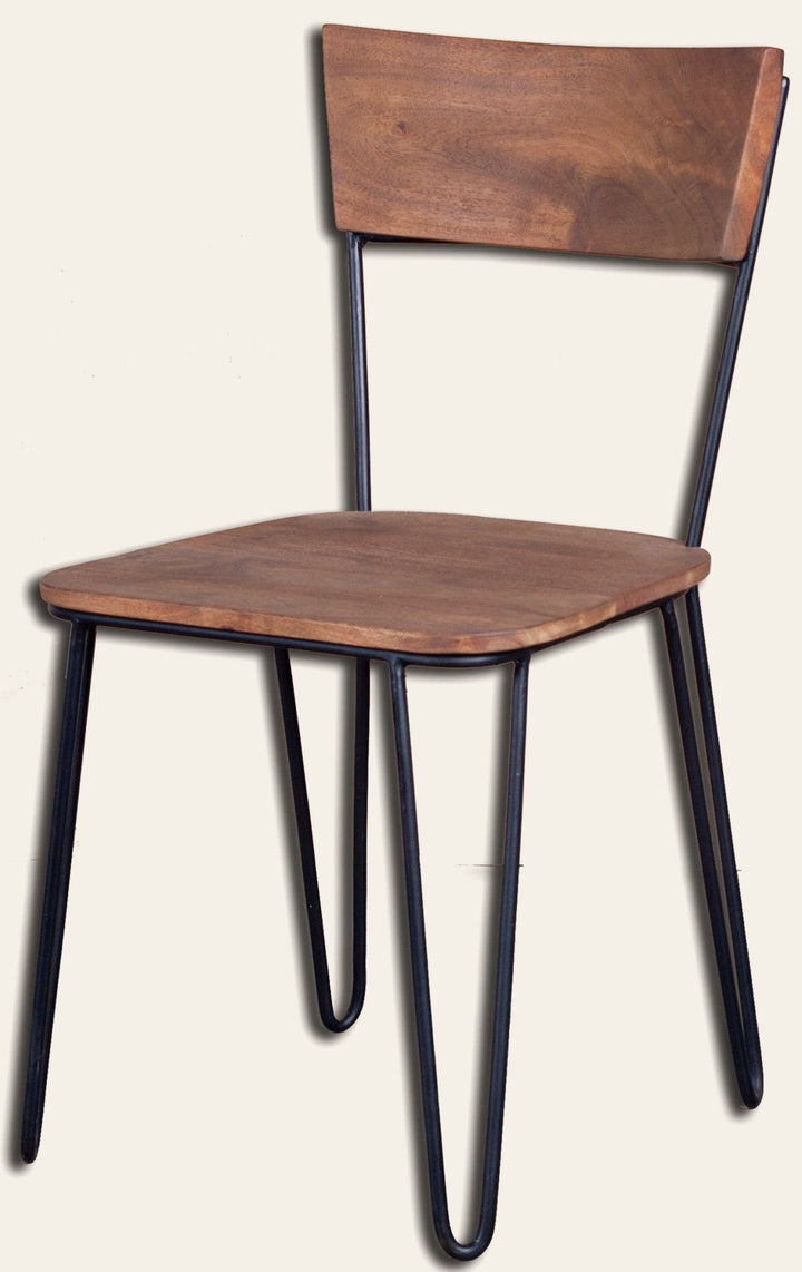 Organic Dining Chair in Matte Brown - dining chair by LH Imports - Whats New Furniture Portland OR