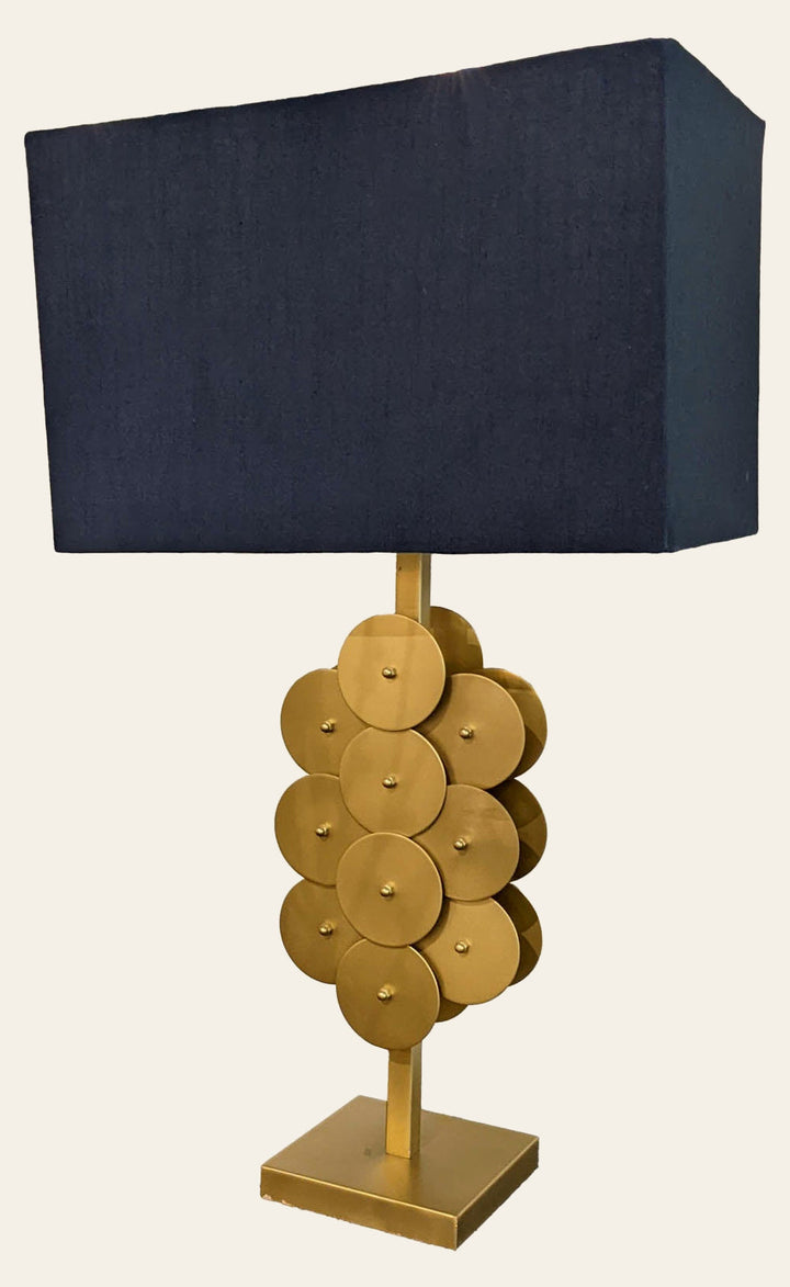 Skye Brass Disc Lamp - lighting by LH Imports - Whats New Furniture Portland OR