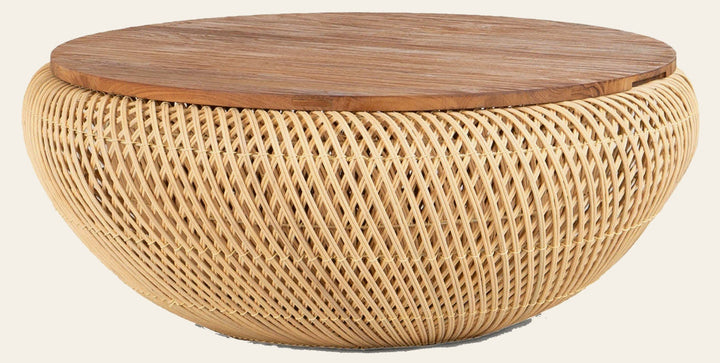 D-Bodhi Wave Coffee Table Large in Natural - coffee table by LH Imports - Whats New Furniture Portland OR