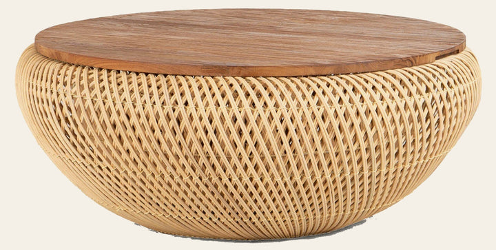 D-Bodhi Wave Coffee Table in Natural - coffee table by LH Imports - Whats New Furniture Portland OR