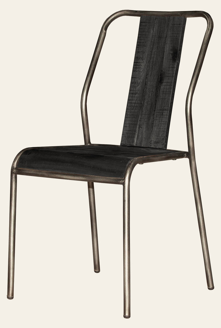 Vintage Stacking Dining Chair in Black - dining chair by LH Imports - Whats New Furniture Portland OR