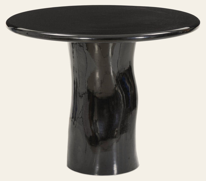 Manon Dining Table Glossy Black Cast Aluminum - Dining Table by Four Hands - What's New Furniture Portland