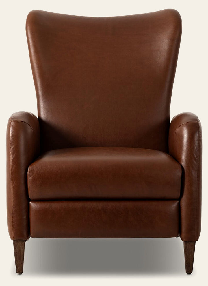 Neera Recliner Dulane Mahogany - Accent Chair by Four Hands - What's New Furniture Portland