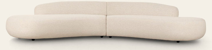 Belen Double Chaise Crypton Nomad Snow - Sectional by Four Hands - What's New Furniture Portland