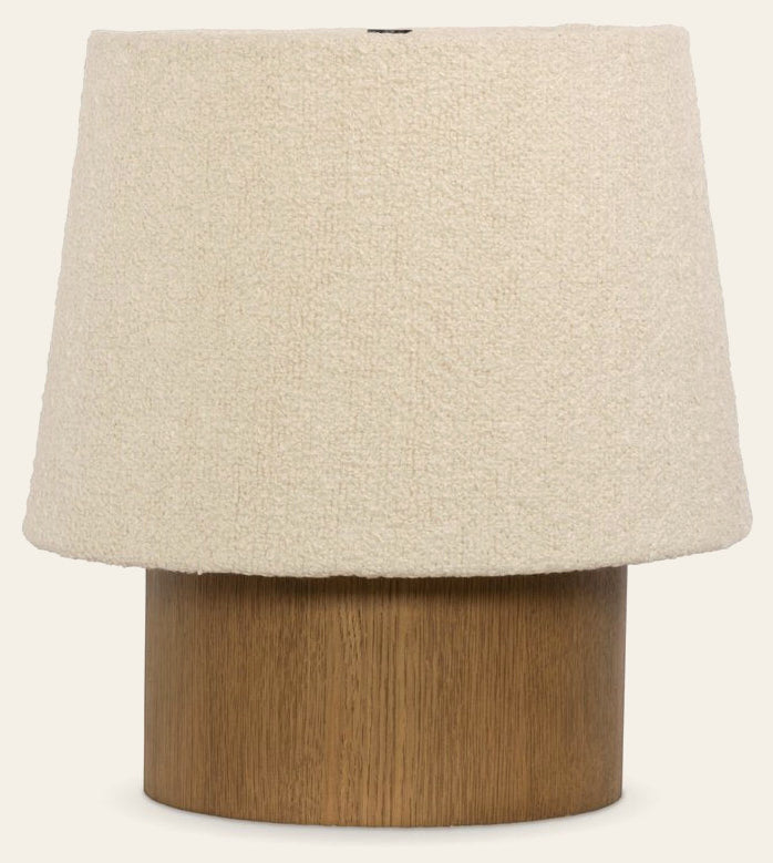 Kenoa Table Lamp Light Smoked Oak - Table Lamp by Four Hands - What's New Furniture Portland
