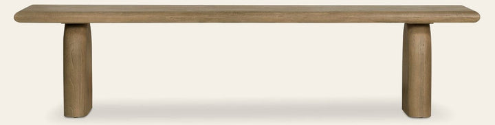 Sorrento 81" Dining Bench Aged Drift Mindi - Bench by Four Hands - What's New Furniture Portland