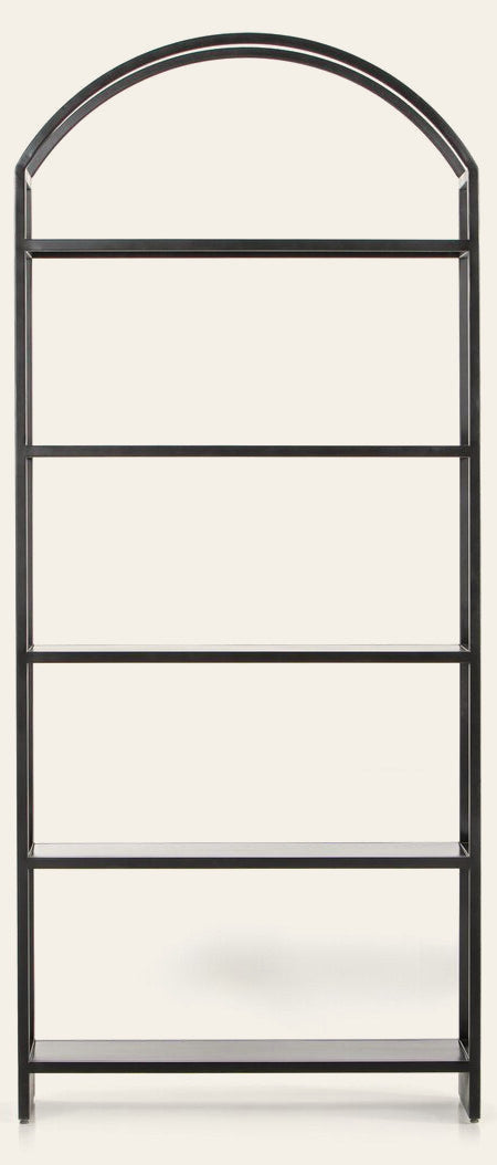 Loomis Bookcase Black Iron - Bookcase by Four Hands - What's New Furniture Portland