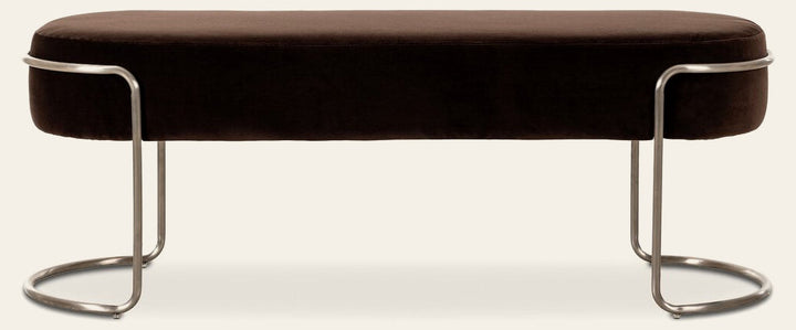 Savoy Accent Bench Surrey Cocoa - Bench by Four Hands - What's New Furniture Portland
