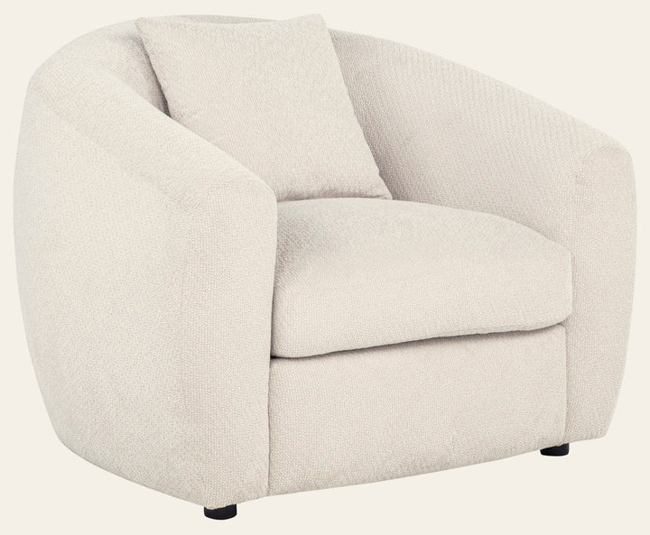 Isabella Fabric Upholstered Accent Chair Sand - What's New Furniture Portland