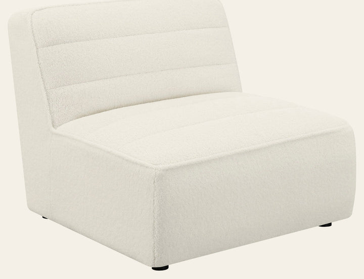 Sunny Upholstered Armless Chair Natural - What's New Furniture Portland