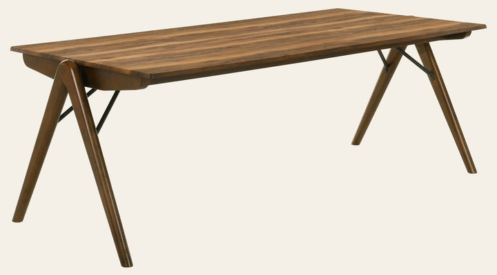 Randolph 82-inch Smart Top Rectangular Dining Table Sheesham and Brown - What's New Furniture Portland