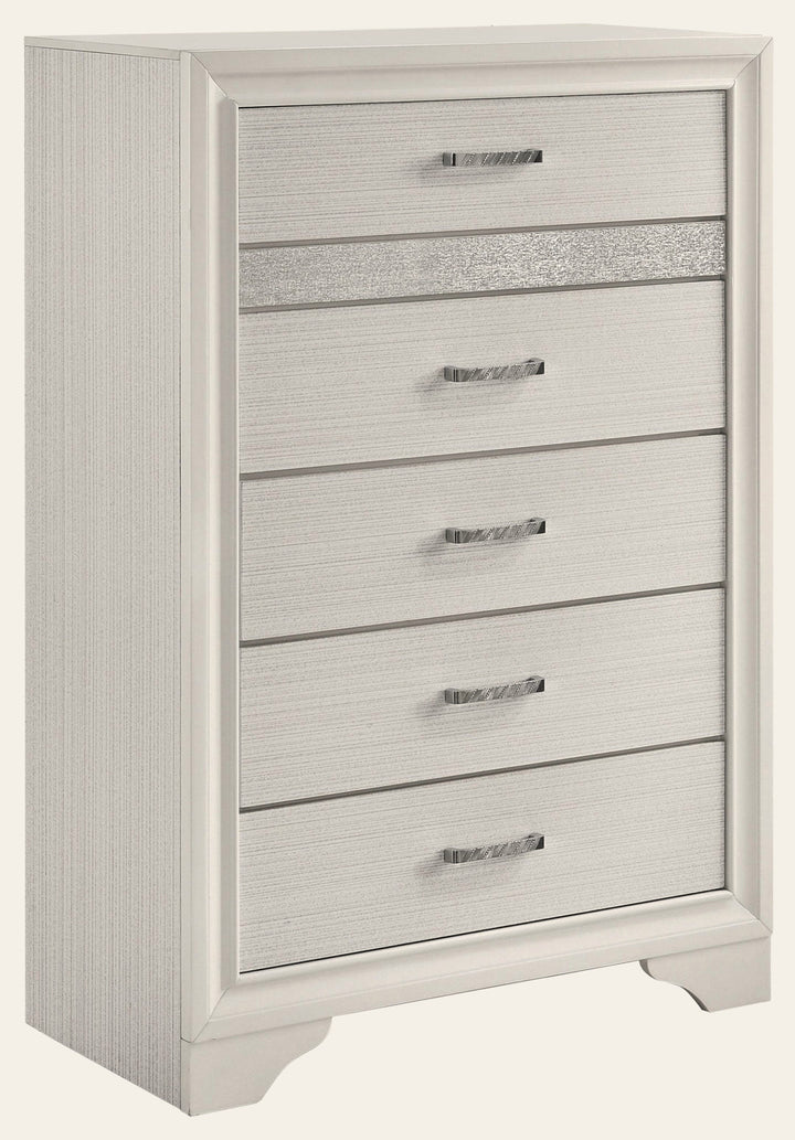 Miranda 6-drawer Bedroom Chest White - What's New Furniture Portland