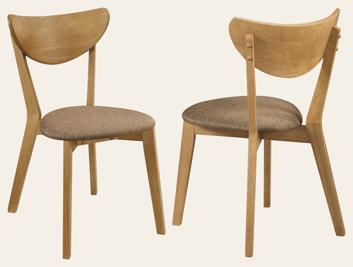 Elowen Wood Dining Side Chair Light Walnut - What's New Furniture Portland