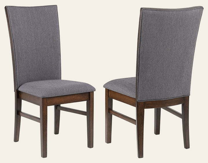 Sherwood Upholstered Dining Side Chair Grey - What's New Furniture Portland