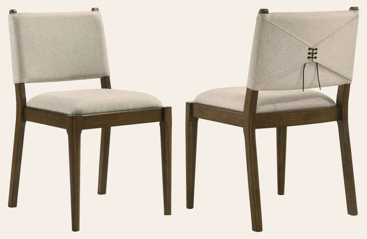 Ottowa Upholstered Dining Side Chair Brown - What's New Furniture Portland
