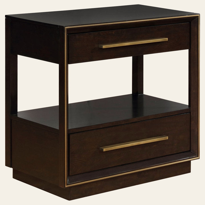 Durango 2-drawer Nightstand Smoked Peppercorn - What's New Furniture Portland