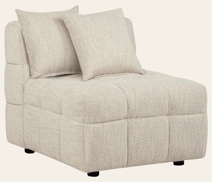 Amara Upholstered Armless Chair - What's New Furniture Portland