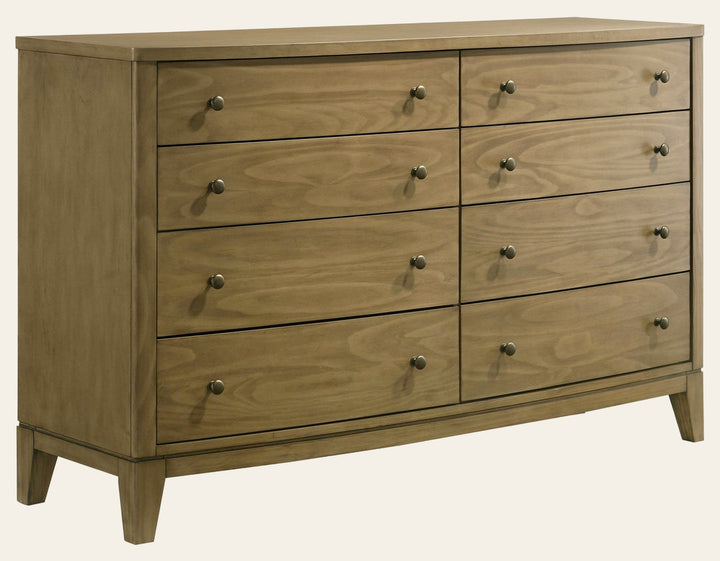 Granada 8-drawer Dresser Cabinet Natural Pine - What's New Furniture Portland