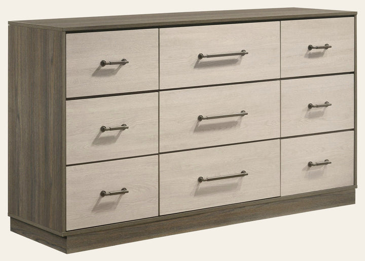 Fenwick 9-drawer Dresser Grey Oak - What's New Furniture Portland