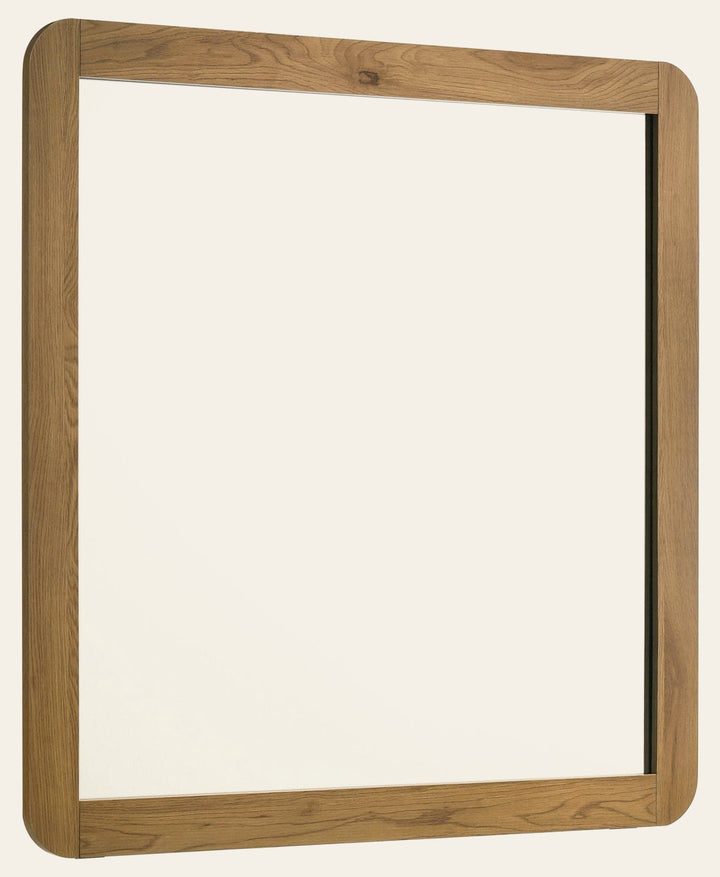 Bennett Bedroom Dresser Mirror Light Oak - What's New Furniture Portland