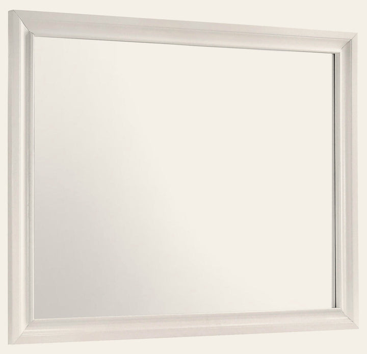 Miranda Dresser Mirror White - What's New Furniture Portland