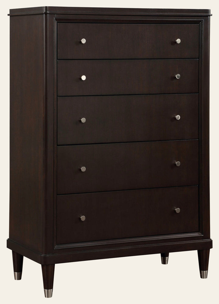 Emberlyn 5-drawer Bedroom Chest Brown - What's New Furniture Portland