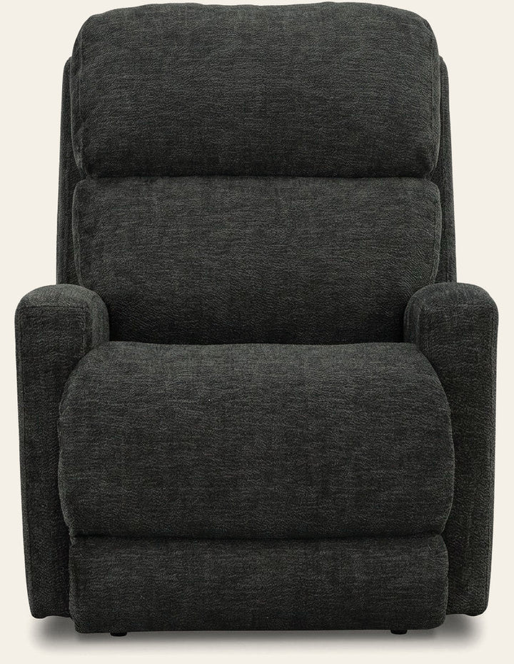 Thurman Power Lift Recliner by Stanton in Polar Midnight — Oregon-made studio product photo — What's New Furniture Portland