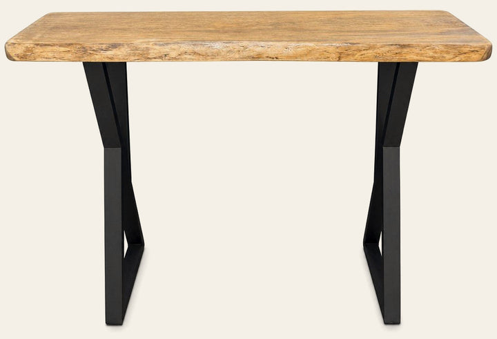 Natural wood pine console table with clean lines and visible grain - Whats New Furniture Portland OR
