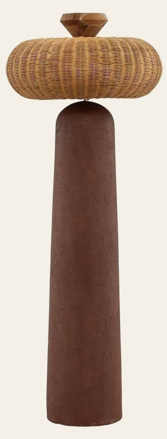 Vero Floor Lamp Terracotta by Dovetail - product view - Whats New Furniture Portland OR