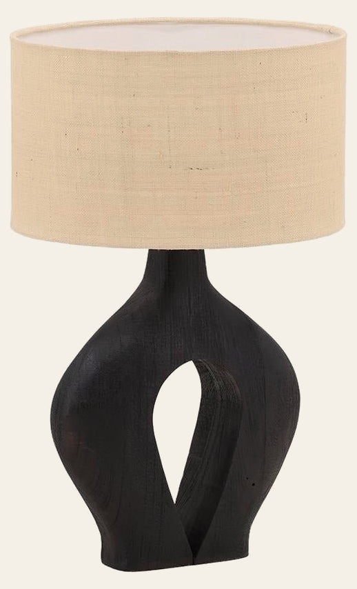 Delilah Table Lamp Black by Dovetail - product view - Whats New Furniture Portland OR
