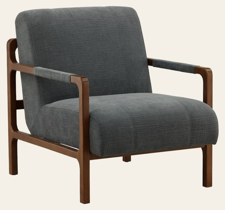 Jordi Occasional Chair Blue by Dovetail - product view - Whats New Furniture Portland OR