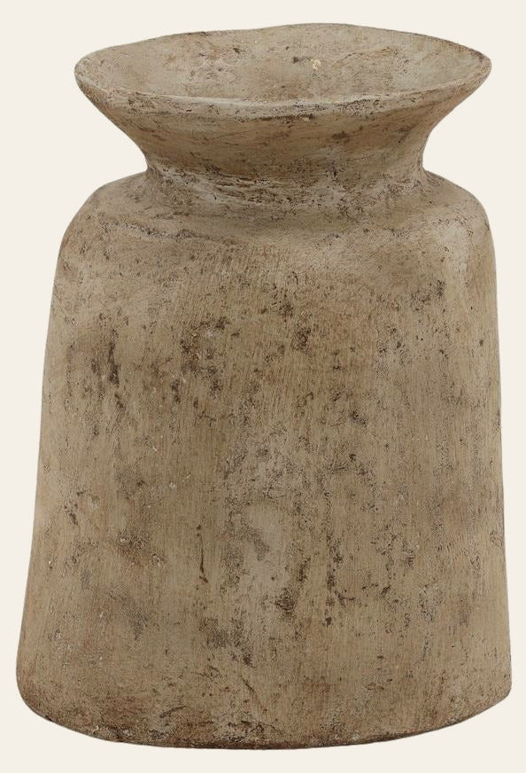 Balthazar Vase Beige by Dovetail - product view - Whats New Furniture Portland OR