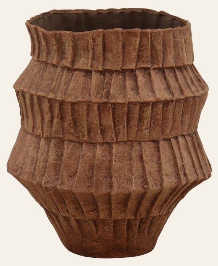 Oxmere Vase Rust by Dovetail - product view - Whats New Furniture Portland OR