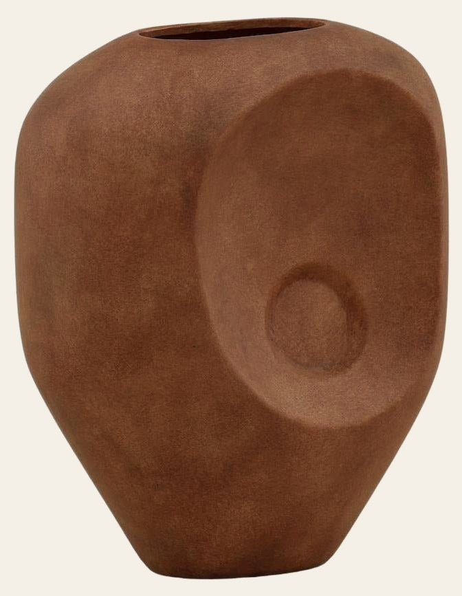 Downley Vase Rust by Dovetail - product view - Whats New Furniture Portland OR