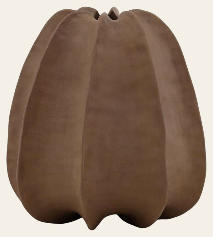 Elm Vase Light Brown by Dovetail - product view - Whats New Furniture Portland OR