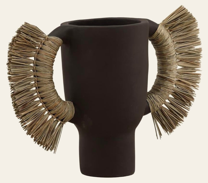 Umberly Vase Brown Large by Dovetail - product view - Whats New Furniture Portland OR