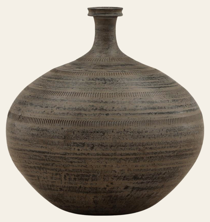 Ysabeau Vase Antique Black by Dovetail - product view - Whats New Furniture Portland OR