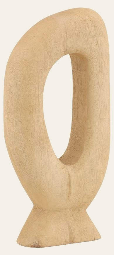 Makara Sculpture Natural Large by Dovetail - product view - Whats New Furniture Portland OR