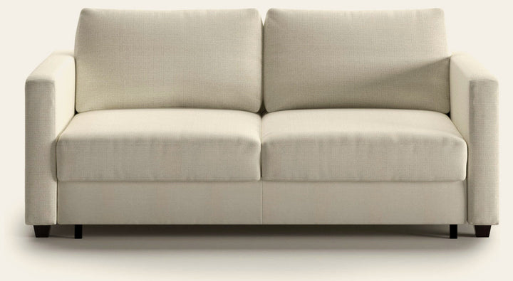 Fantasy Queen Loveseat Sleeper in Cerona 02, Smoked Birch legs — closed sofa, front - What's New Furniture, Portland Oregon