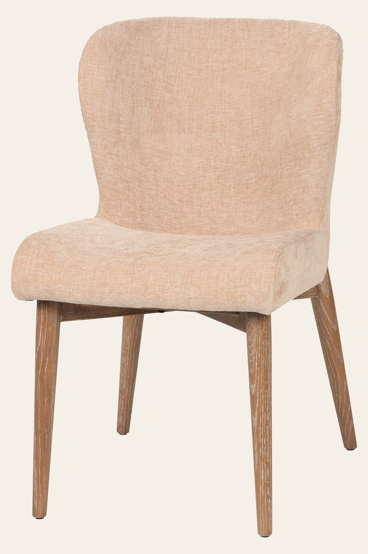 Uffizi Dining Chair - Champagne Chenille - Whats New Furniture Portland OR
