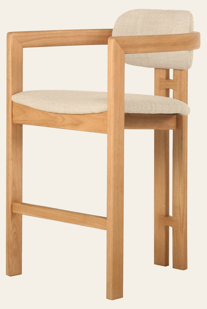 Monterrey Counter Stool - Cream Tweed - Whats New Furniture Portland OR