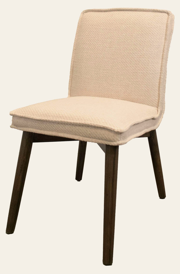 Franklyn Dining Chair - Crosshatch Pebble Cream - Whats New Furniture Portland OR